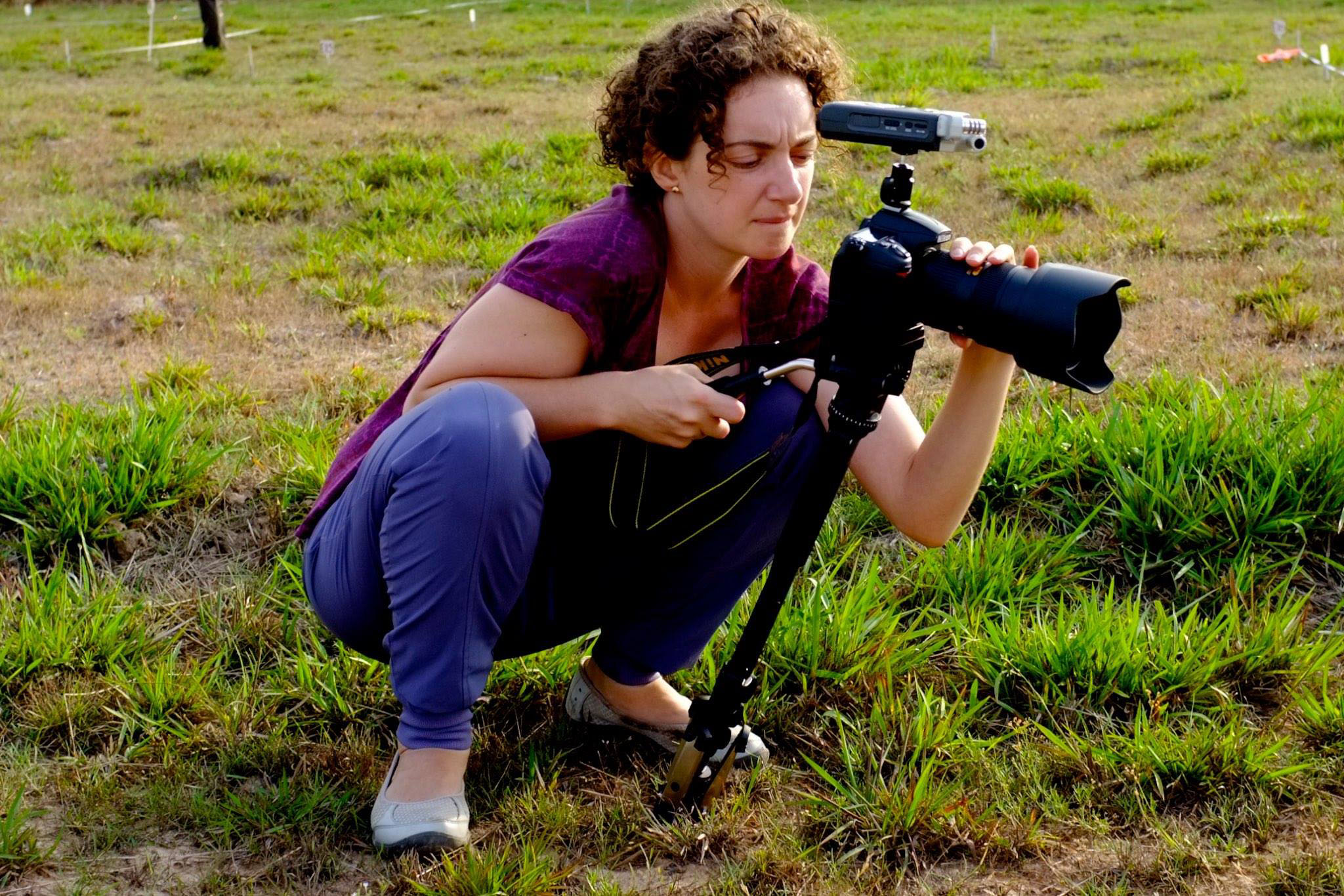 Darcie with camera